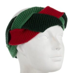Gucci Vibrant Red and Green Knit Headband